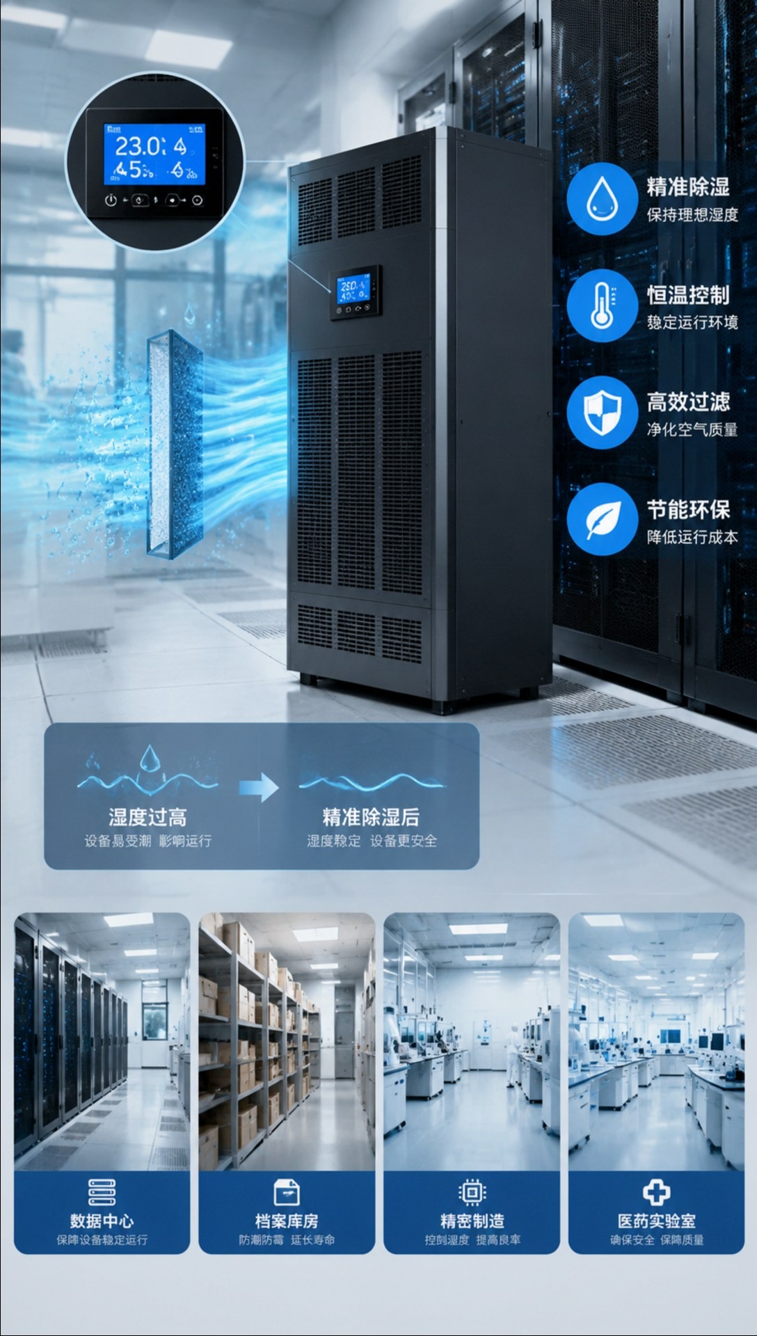 常德精密空调列间精密空调